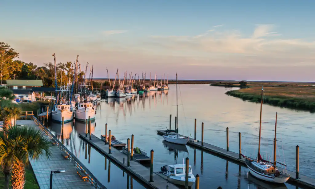 Darien GA waterfront and coastal nature